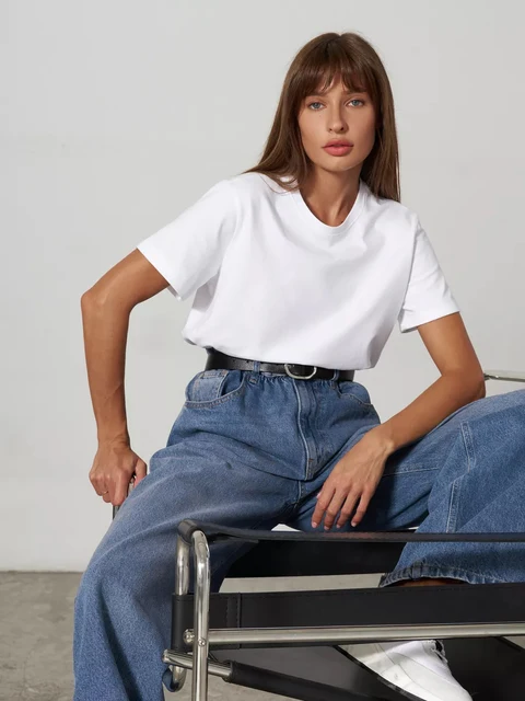EB | Damen-T-Shirt Aus 100% Baumwolle