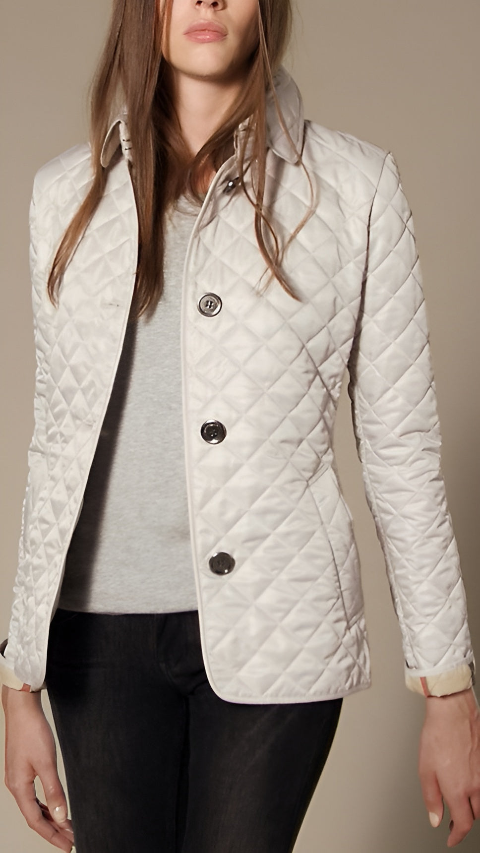 EB | Eine elegante leichte Jacke aus Seide und Baumwolle