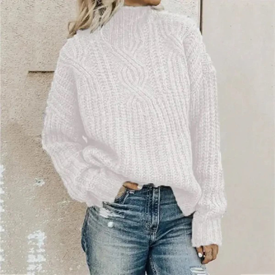 EB | Gemütlicher gestrickter Winterpullover