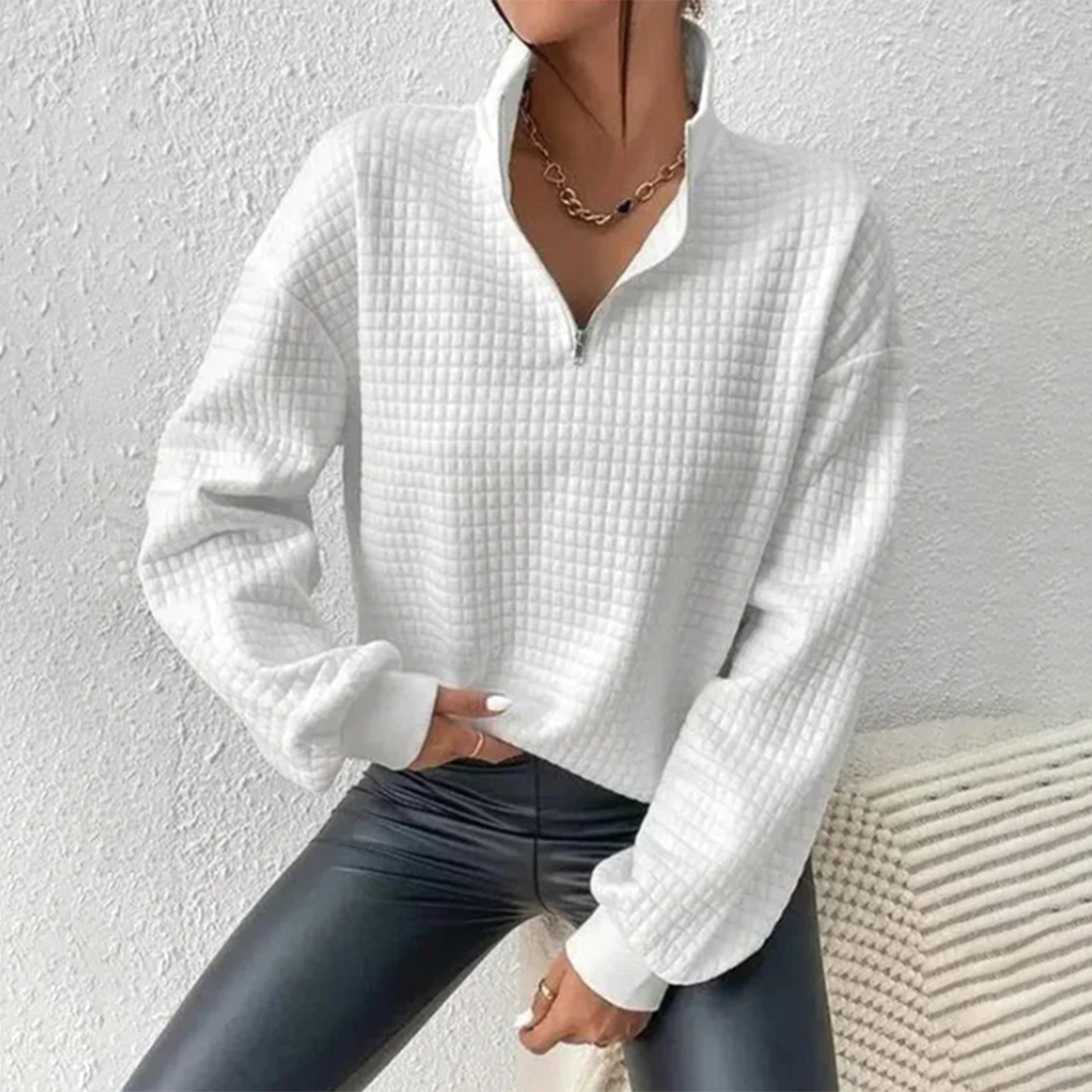 EB | Moderne Pullover Weiche Polyester Trendy und Bequem
