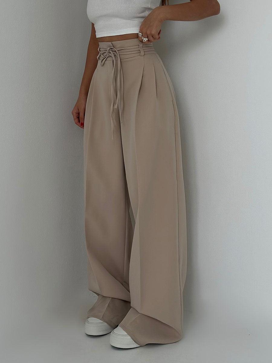 EB | Damenhose mit Hohem Bund und Weitem Bein