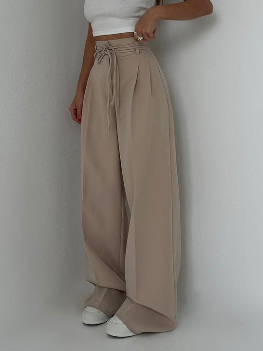 EB | Damenhose mit Hohem Bund und Weitem Bein