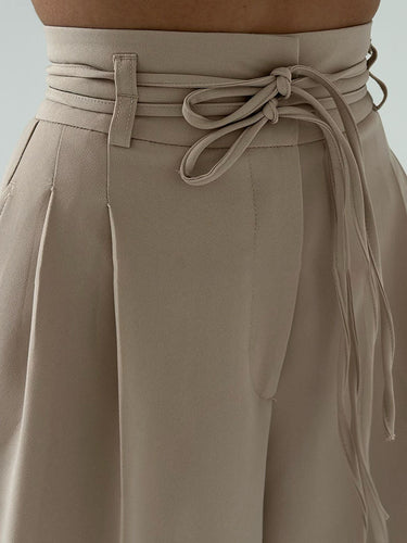 EB | Damenhose mit Hohem Bund und Weitem Bein