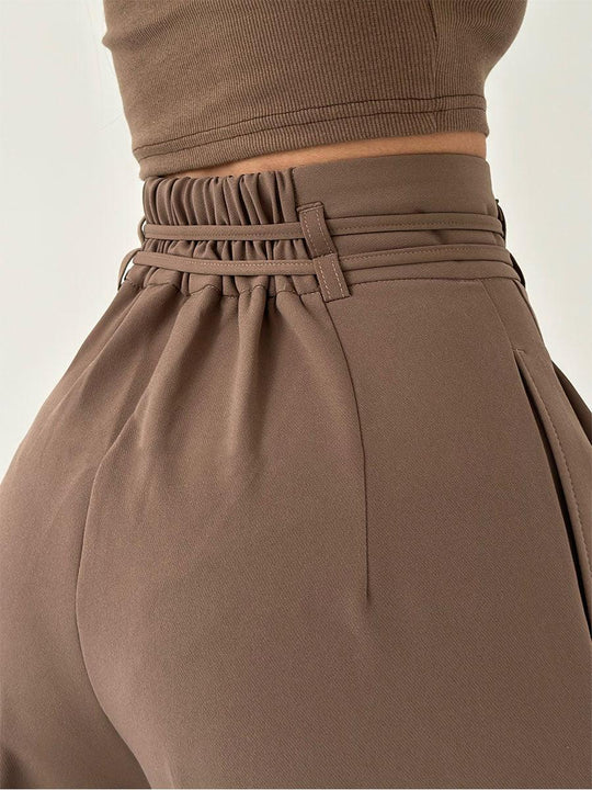 EB | Damenhose mit Hohem Bund und Weitem Bein