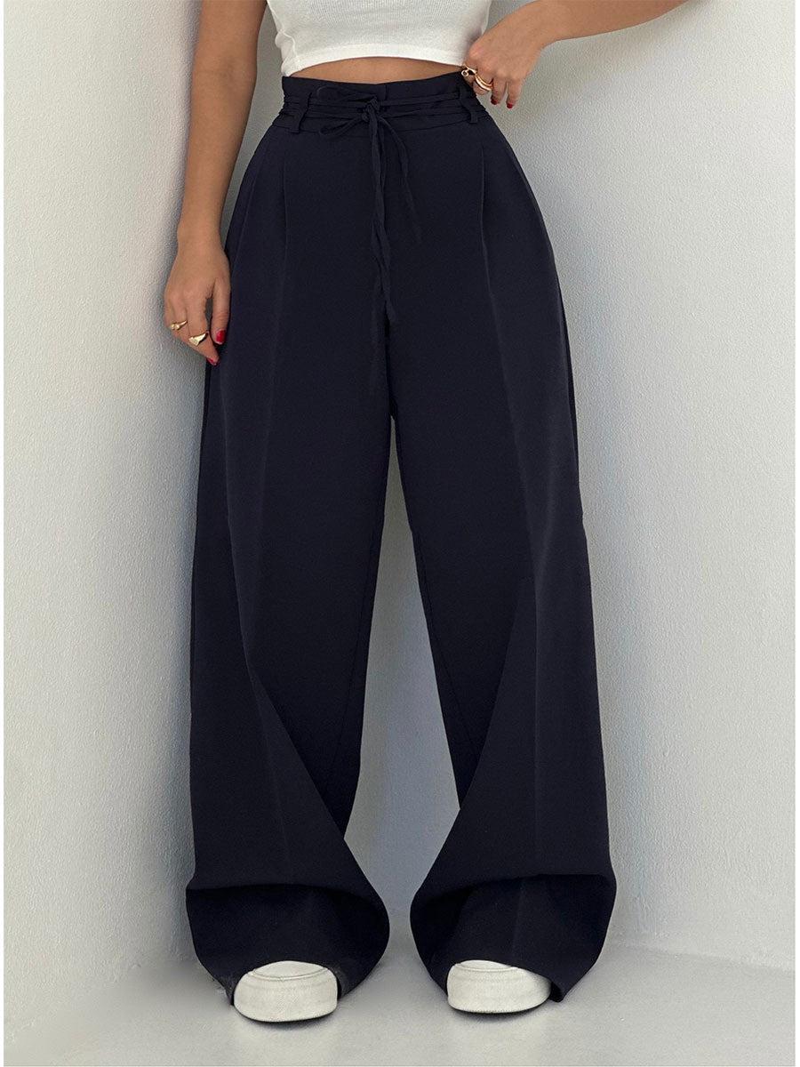 EB | Damenhose mit Hohem Bund und Weitem Bein