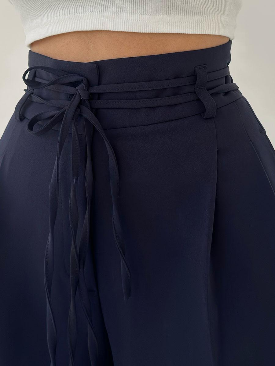 EB | Damenhose mit Hohem Bund und Weitem Bein