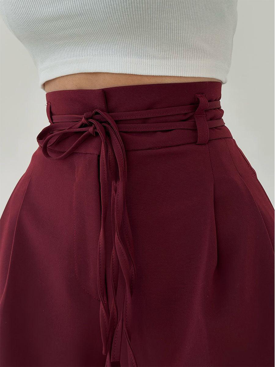 EB | Damenhose mit Hohem Bund und Weitem Bein