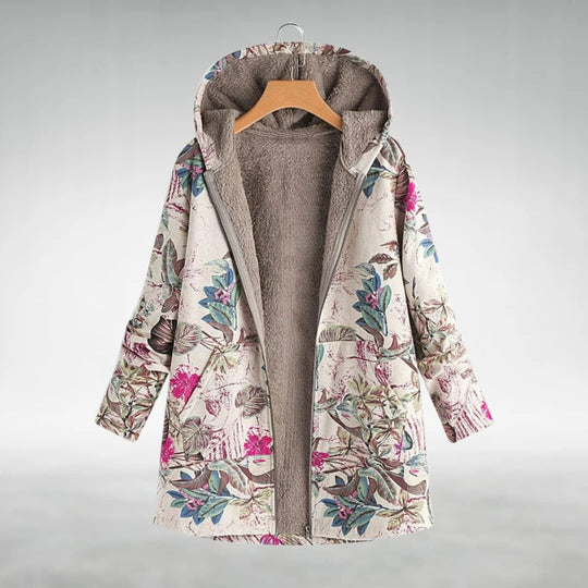 EB | Geblümte Fleecejacke