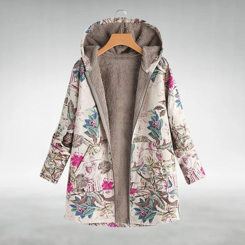 EB | Geblümte Fleecejacke