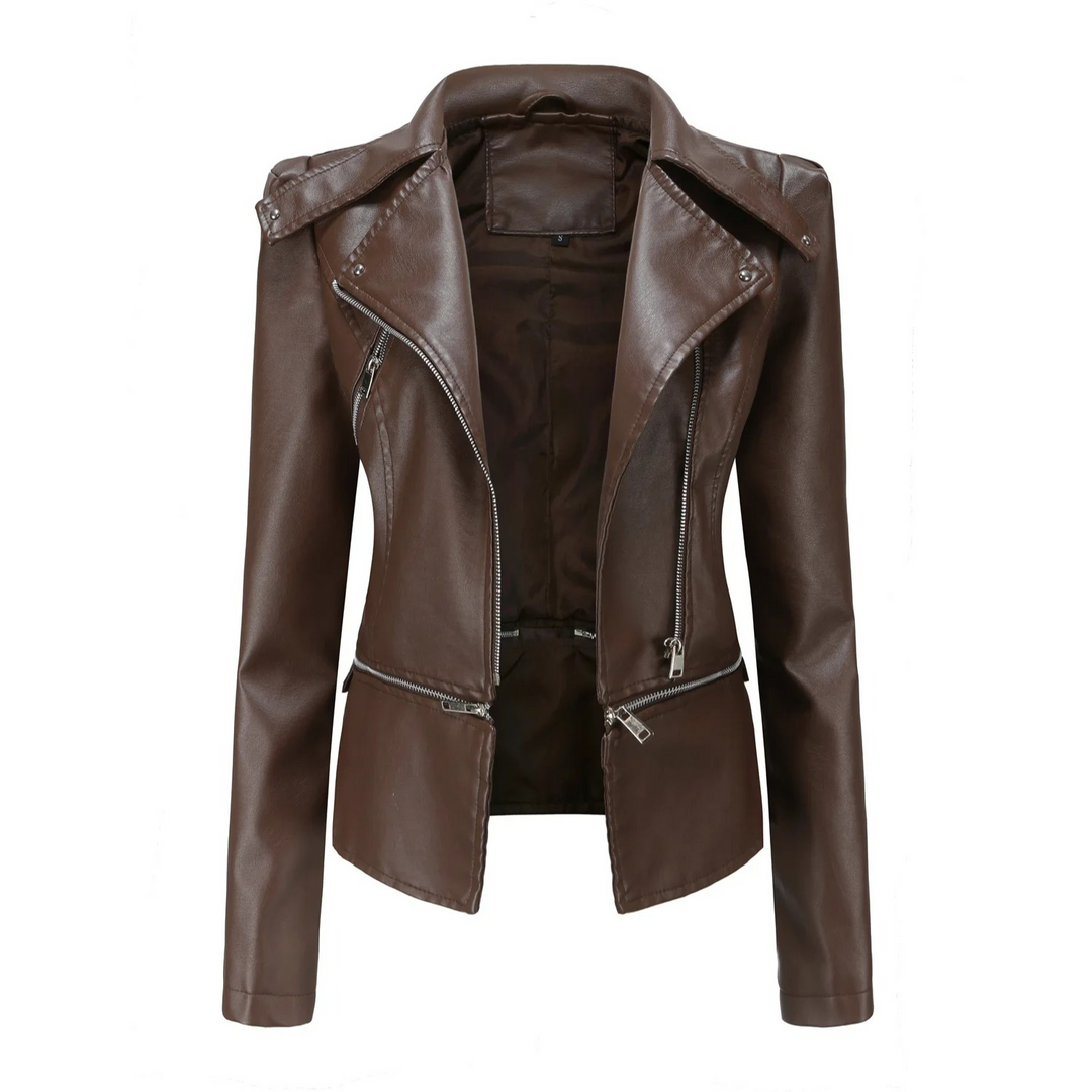 EB | Elegante Lederjacke für Frauen