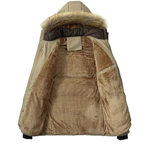 EB | Fleecejacke Herren mit Abnehmbarem Hut