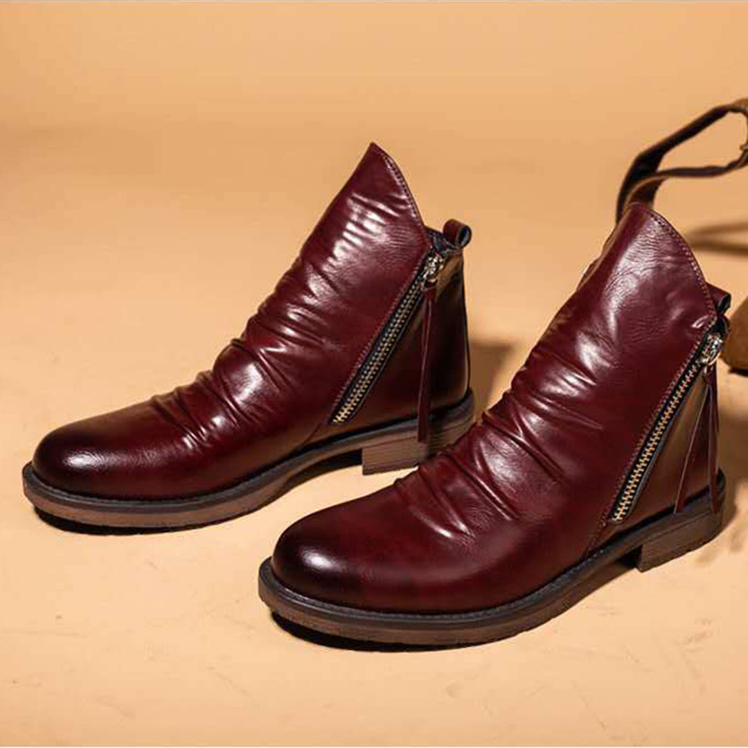 EB - Lässige Herbst Stilvolle Stiefel mit Reißverschluss für Männer