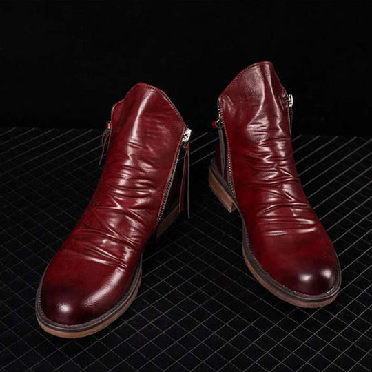 EB - Lässige Herbst Stilvolle Stiefel mit Reißverschluss für Männer
