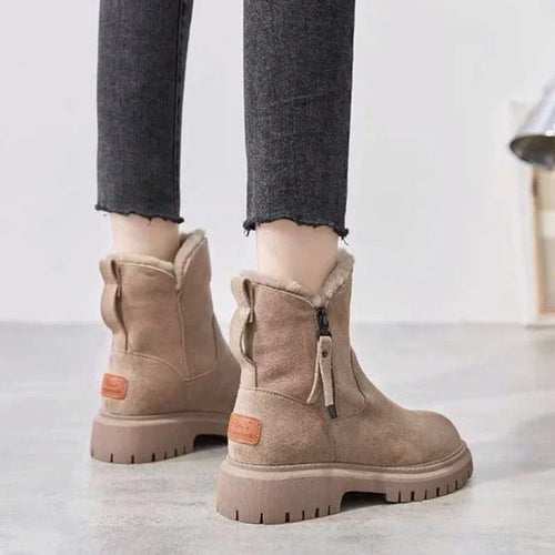 EB | Wollgefütterte Reißverschlussstiefel für Damen