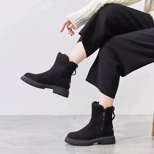EB | Wollgefütterte Reißverschlussstiefel für Damen