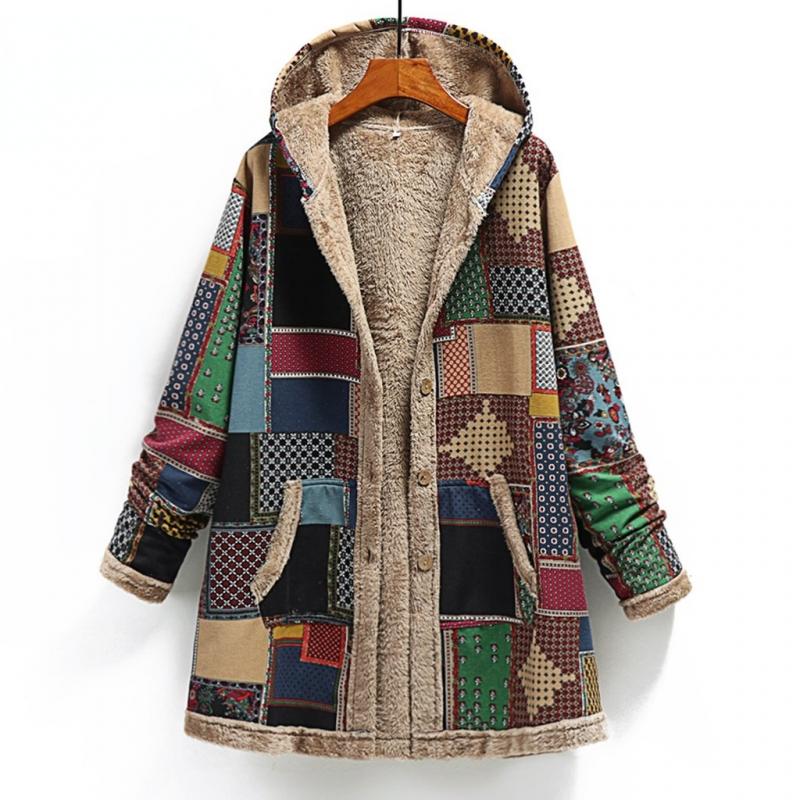 EB | Dicke Bedruckte Fleece-Jacke