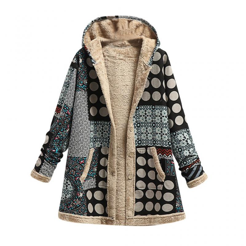 EB | Dicke Bedruckte Fleece-Jacke