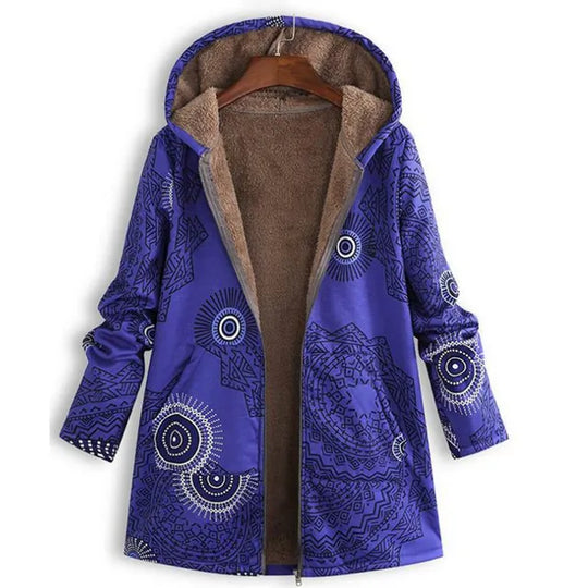 EB | Dicke, Bedruckte Kaschmir-Jacke