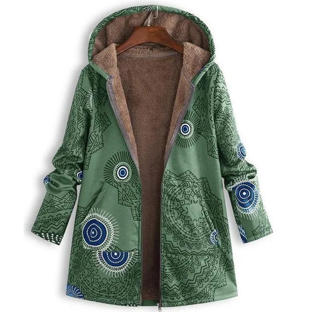 EB | Dicke, Bedruckte Kaschmir-Jacke
