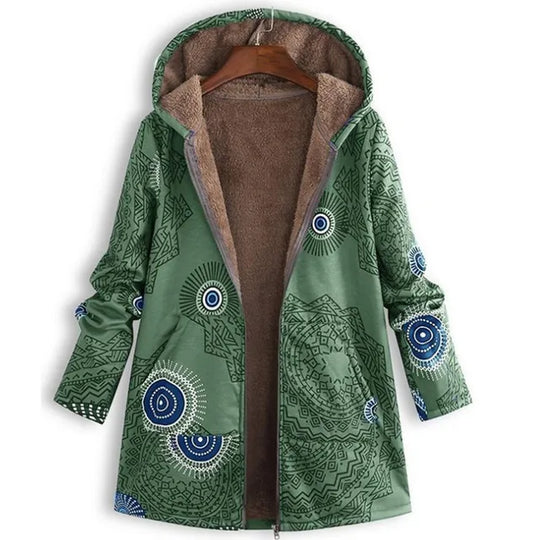 EB | Dicke, Bedruckte Kaschmir-Jacke