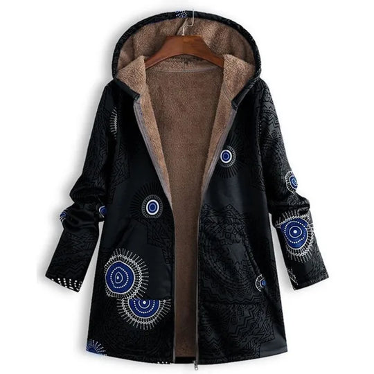 EB | Dicke, Bedruckte Kaschmir-Jacke