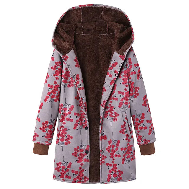 EB | Dicke, Bedruckte Kaschmir-Jacke