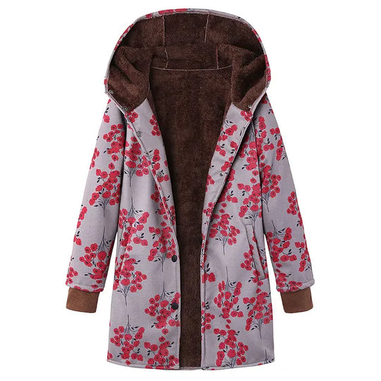 EB | Dicke, Bedruckte Kaschmir-Jacke