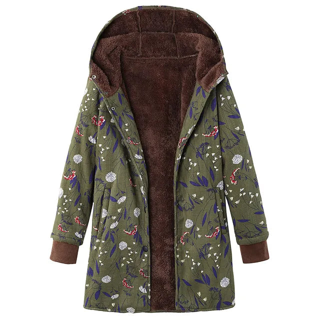 EB | Dicke, Bedruckte Kaschmir-Jacke