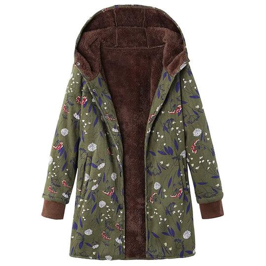 EB | Dicke, Bedruckte Kaschmir-Jacke