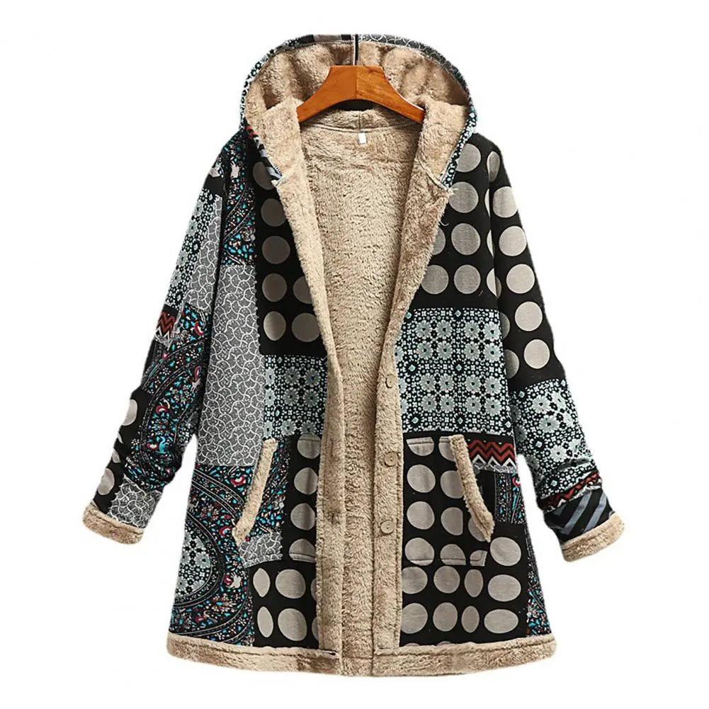 EB | Dicke, Bedruckte Kaschmir-Jacke