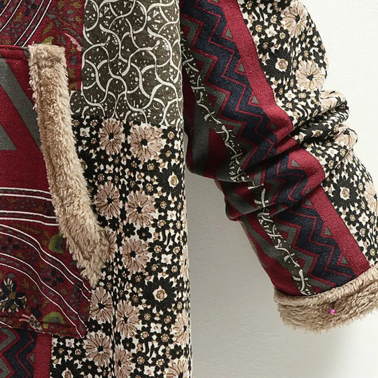 EB | Dicke, Bedruckte Kaschmir-Jacke
