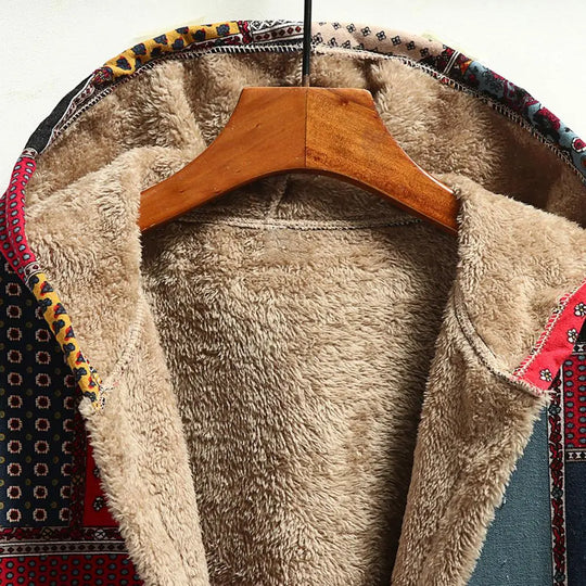 EB | Dicke, Bedruckte Kaschmir-Jacke