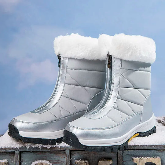 EB | Reißverschluss Rutschfeste Baumwollstiefel