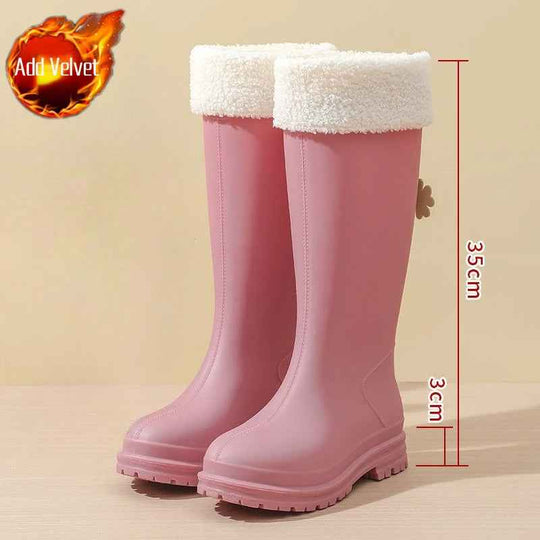 EB | Stiefel Damen - Wasserdichtes Design mit Gemütlicher Fleece-Fütterung