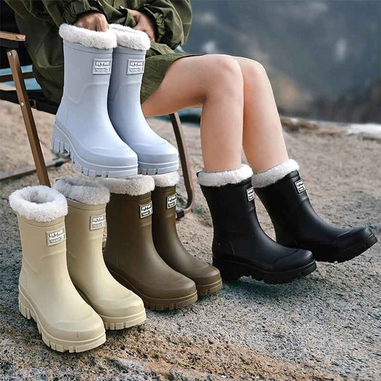 EB | Stiefel - Wasserfest Thermogefüttert Mitteltube für Frauen