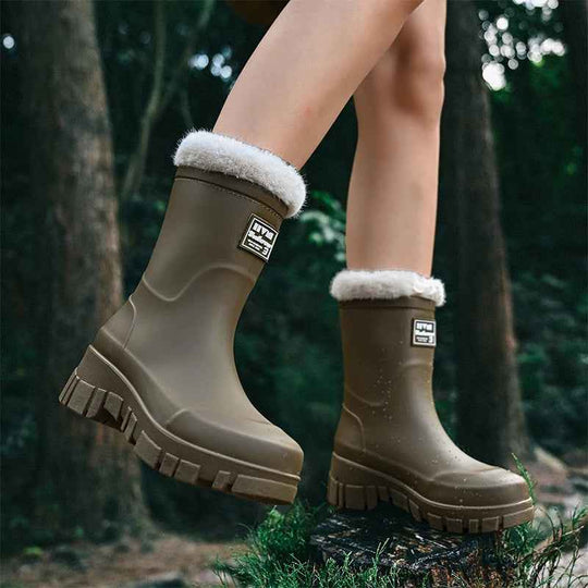 EB | Stiefel - Wasserfest Thermogefüttert Mitteltube für Frauen