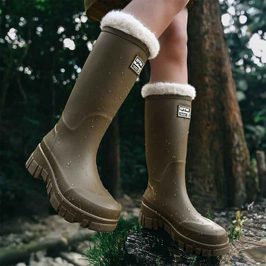 EB | Stiefel - Wasserfest Thermogefüttert Mitteltube für Frauen