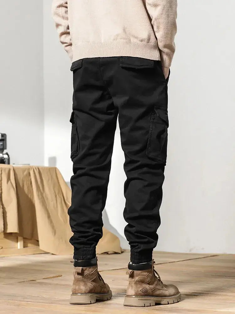 EB | Winter Cargo-Hose für Männer mit Fleece-Futter - Slim Fit & elastischer Bund