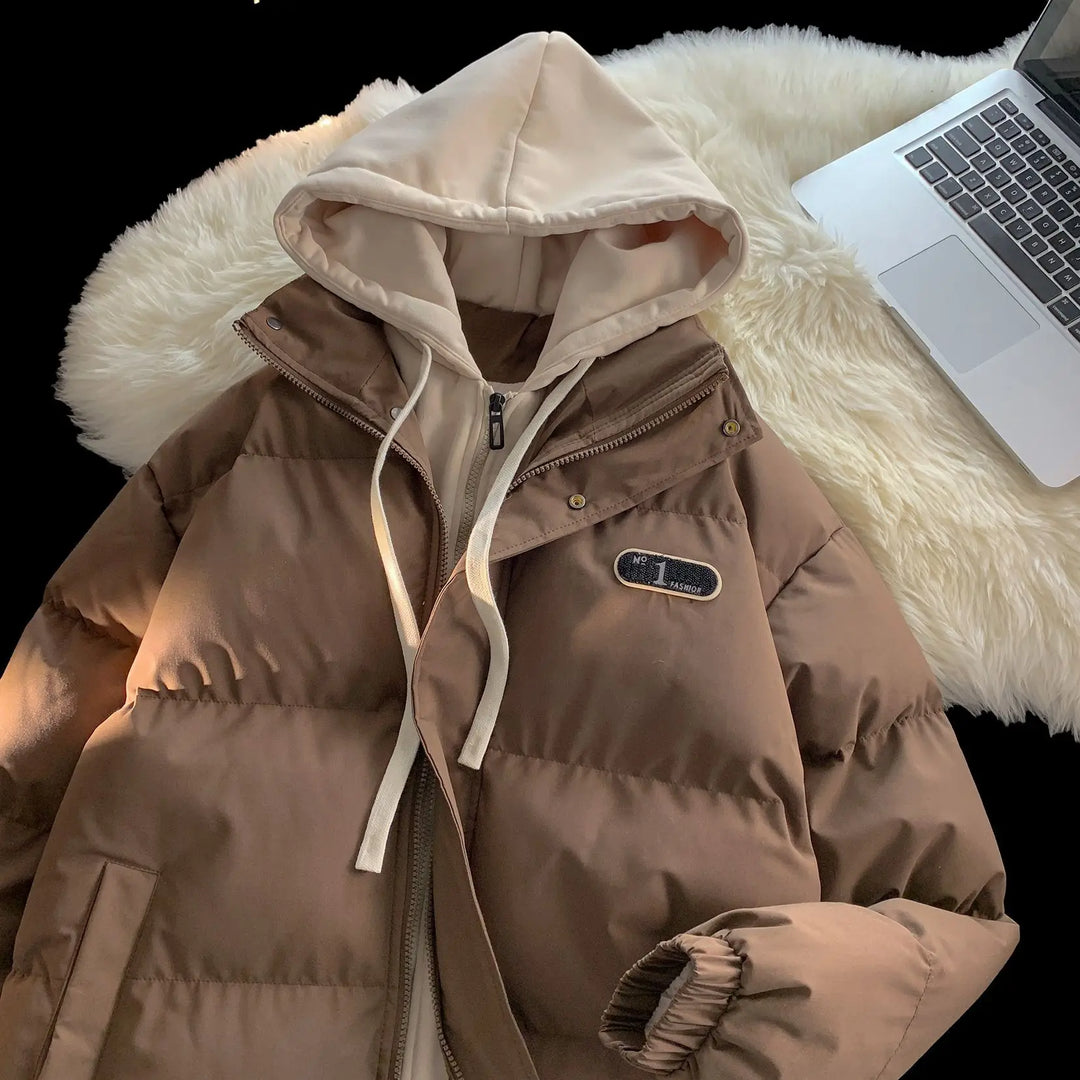 EB | Mantel Unisex mit Kapuze