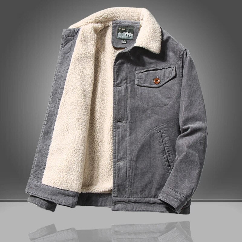 EB | Herren Cordjacke - Gemütliches Futter
