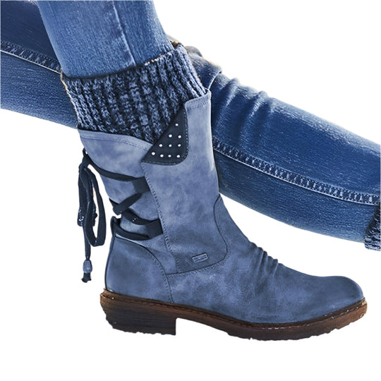 Winterstiefel | Reißverschluss | Rutschfest | Schneestiefel | Damenstiefel EB
