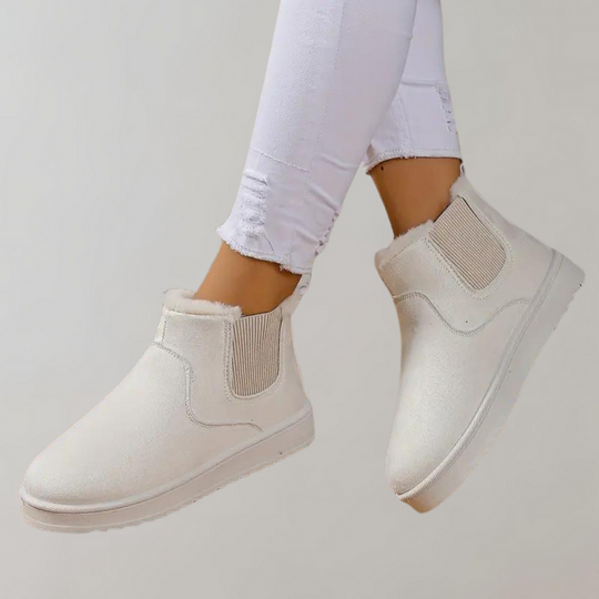 Winterstiefel | Slip-On | Fell | Stiefeletten | Damenstiefel EB