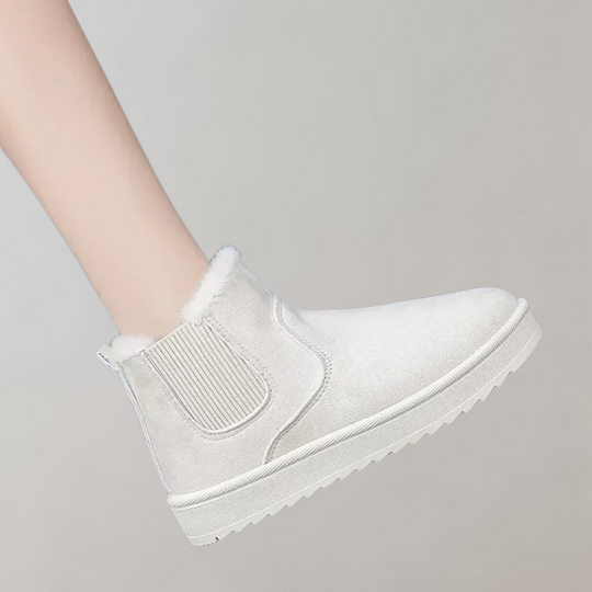 Winterstiefel | Slip-On | Fell | Stiefeletten | Damenstiefel EB