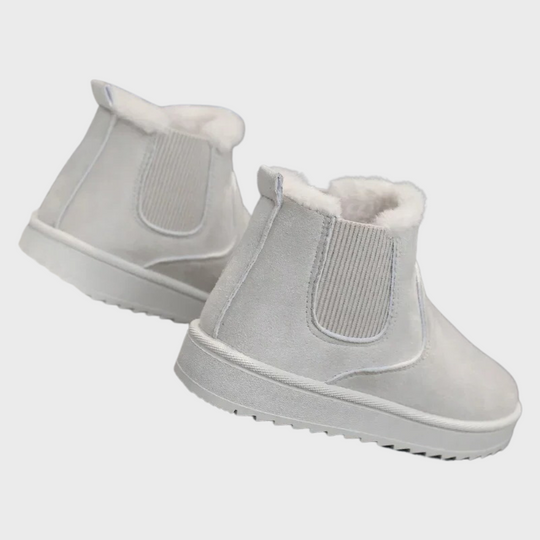 Winterstiefel | Slip-On | Fell | Stiefeletten | Damenstiefel EB