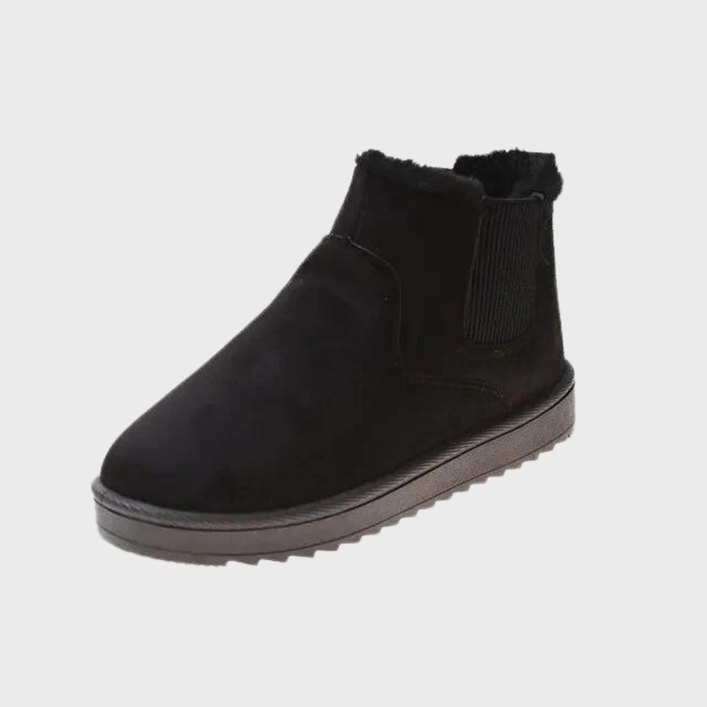 Winterstiefel | Slip-On | Fell | Stiefeletten | Damenstiefel EB