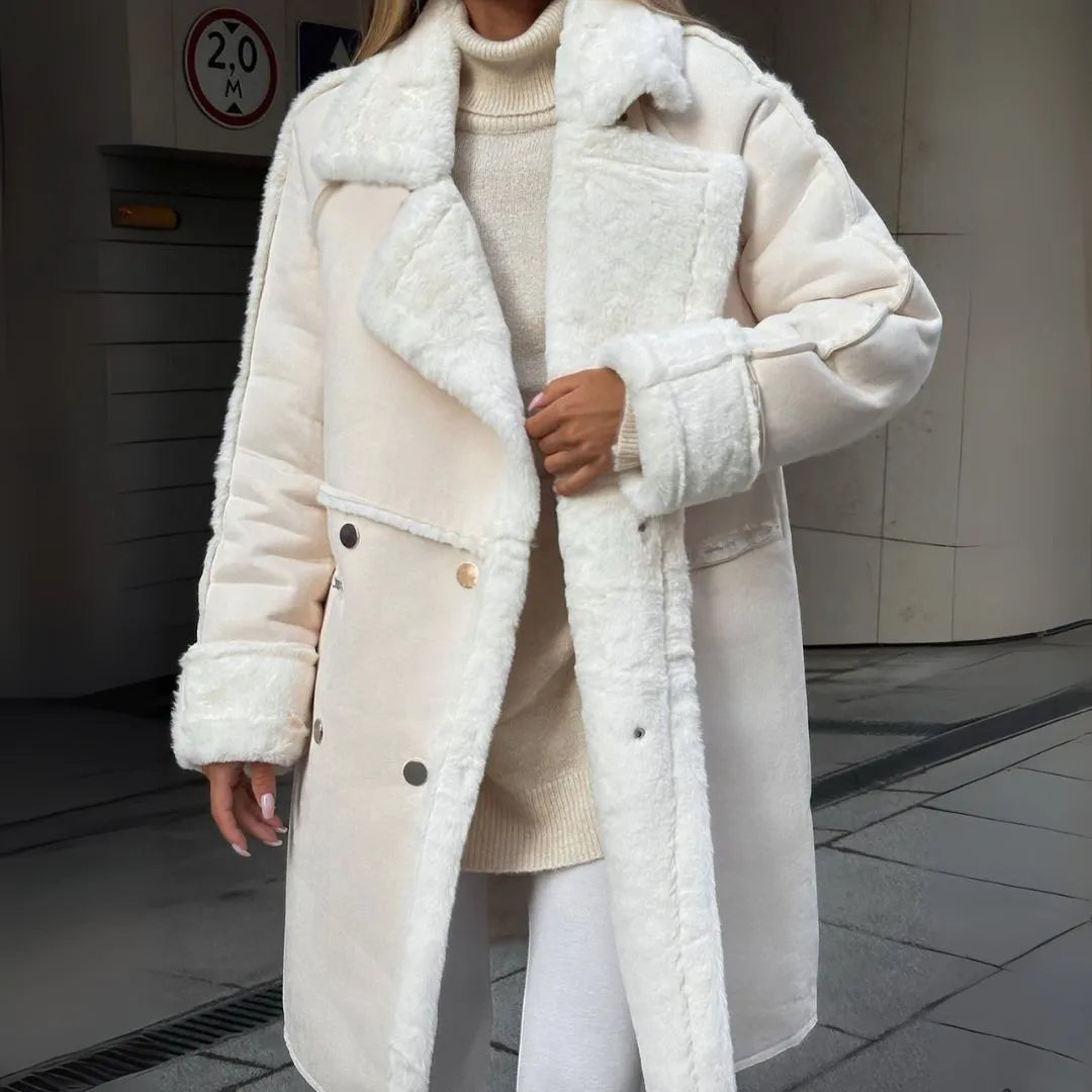 EB | Damen Warm Aus Faux Lammfell