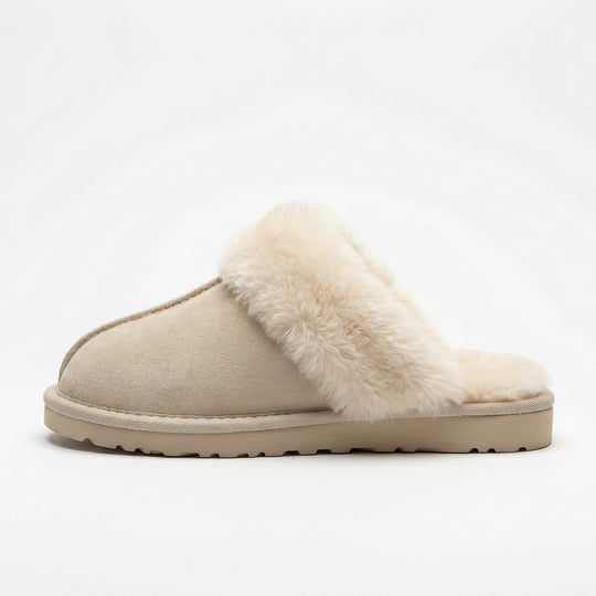 Clogs - Damen Retro Wildleder Slip-On Mule EB