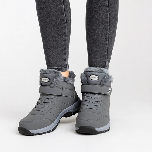 Winter Sneaker - Mit Futter aus Fell - Rutschfest - Winterschuhe - Winterstiefel für Damen EB