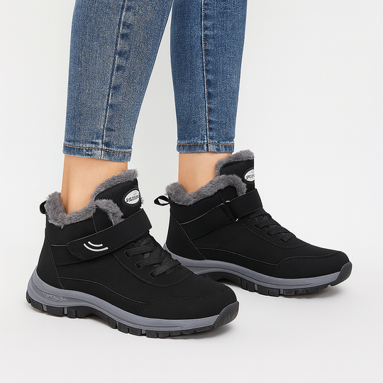 Winter Sneaker - Mit Futter aus Fell - Rutschfest - Winterschuhe - Winterstiefel für Damen EB