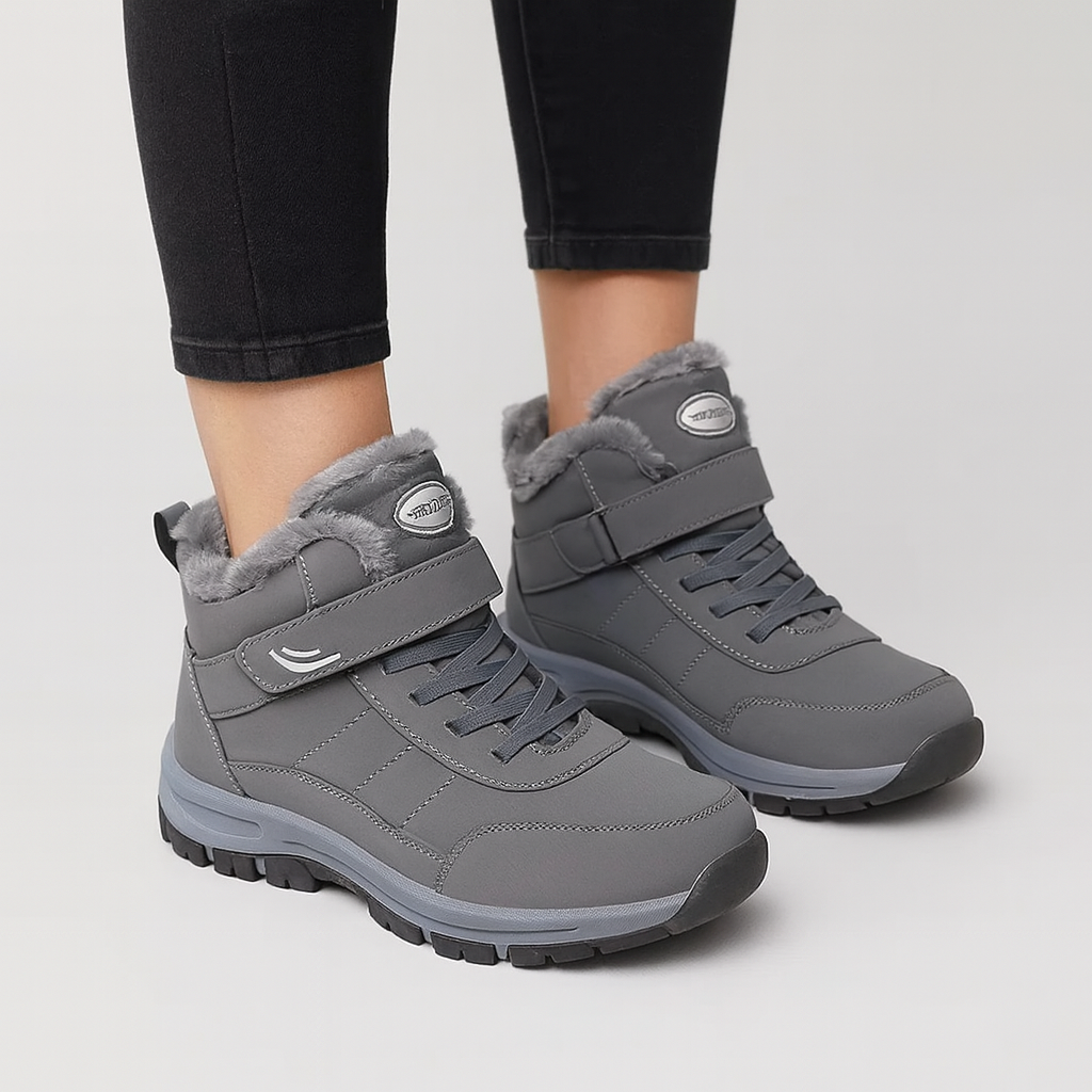 Winter Sneaker - Mit Futter aus Fell - Rutschfest - Winterschuhe - Winterstiefel für Damen EB